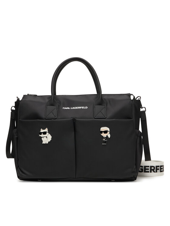 Karl Lagerfeld Kids Torba do wózka Newborn D2 Z31194 Czarny