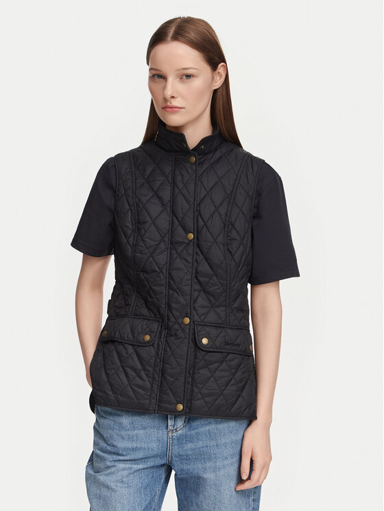 Barbour Bezrękawnik Otterburn LGI0003BK11 Czarny Regular Fit