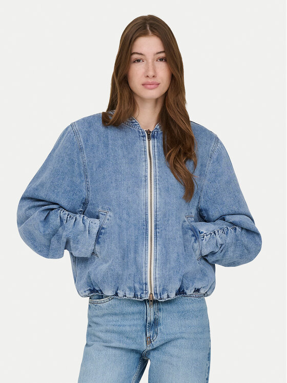 ONLY Kurtka jeansowa Niki 15362884 Niebieski Relaxed Fit
