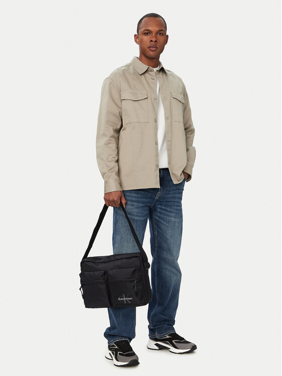 Calvin Klein Saszetka Bolt Laptop Flight Bag LV04D3459G Czarny