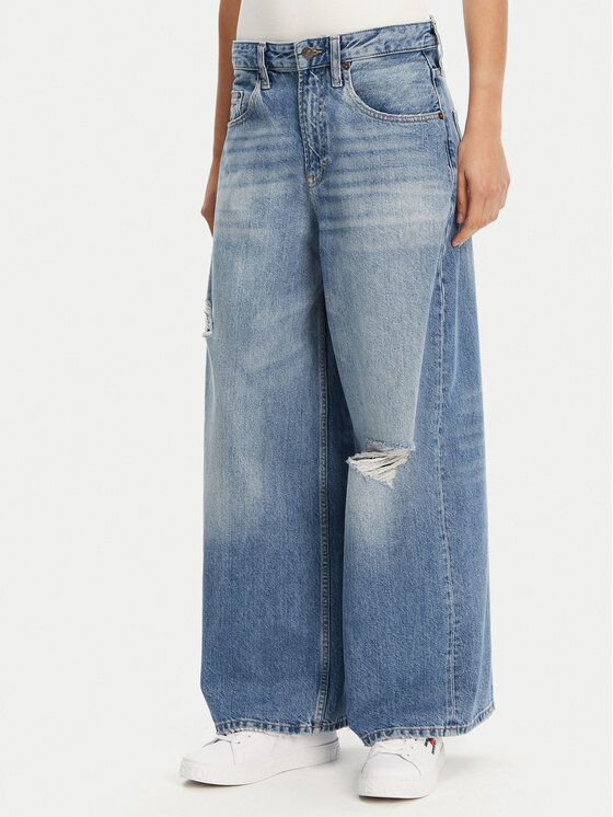 Tommy Jeans Jeansy Charlie DW0DW21277 Niebieski Loose Fit