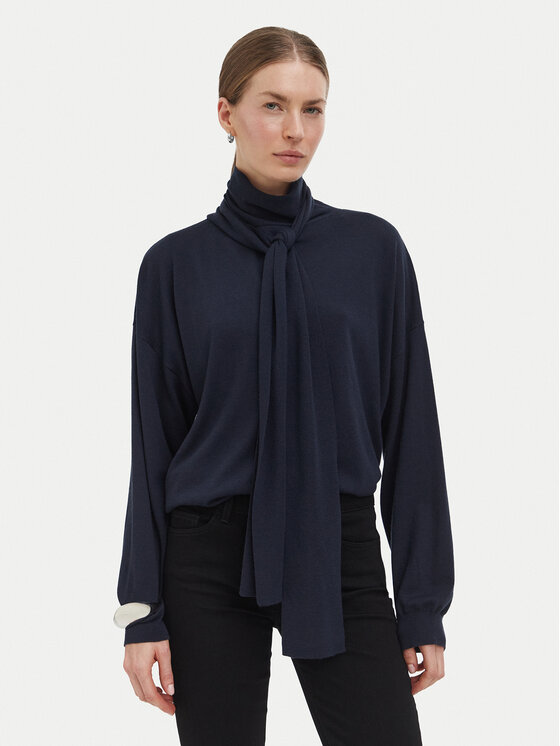 Liu Jo Sweter WF6445 MA16R Czarny Regular Fit