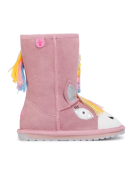 EMU Australia Śniegowce Magical Unicorn K12408 Różowy