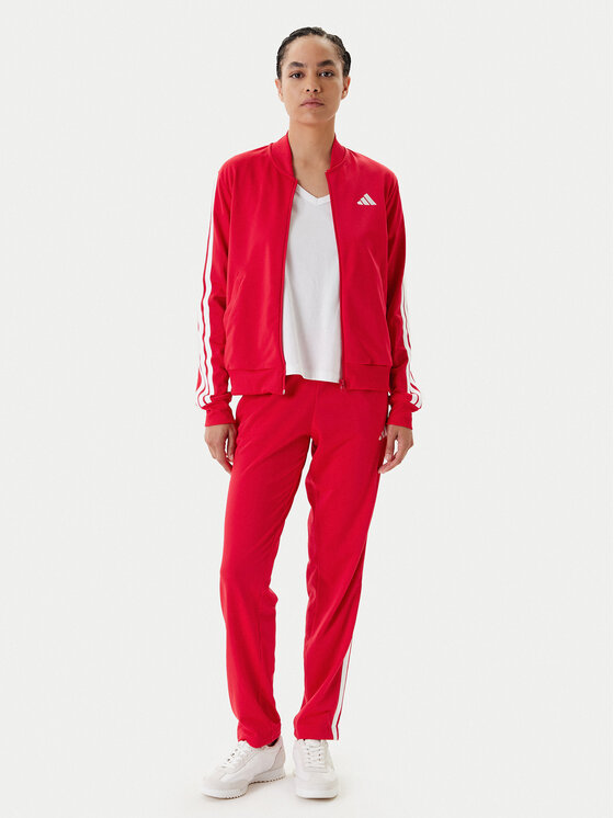 adidas Dres Essentials 3-Stripes JD2684 Czerwony Regular Fit