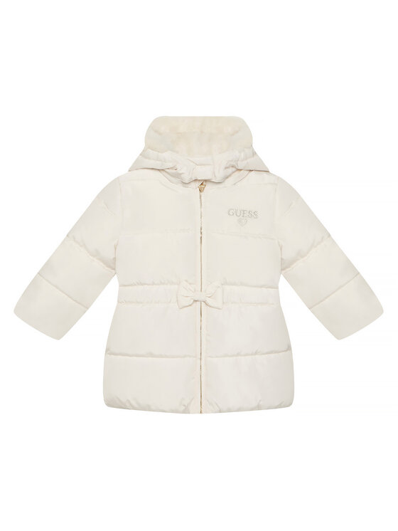 Guess Kurtka zimowa A6BL03 W4031 Biały Regular Fit