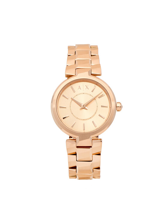 Armani Exchange Zegarek Audelle AX4408 Różowe złoto