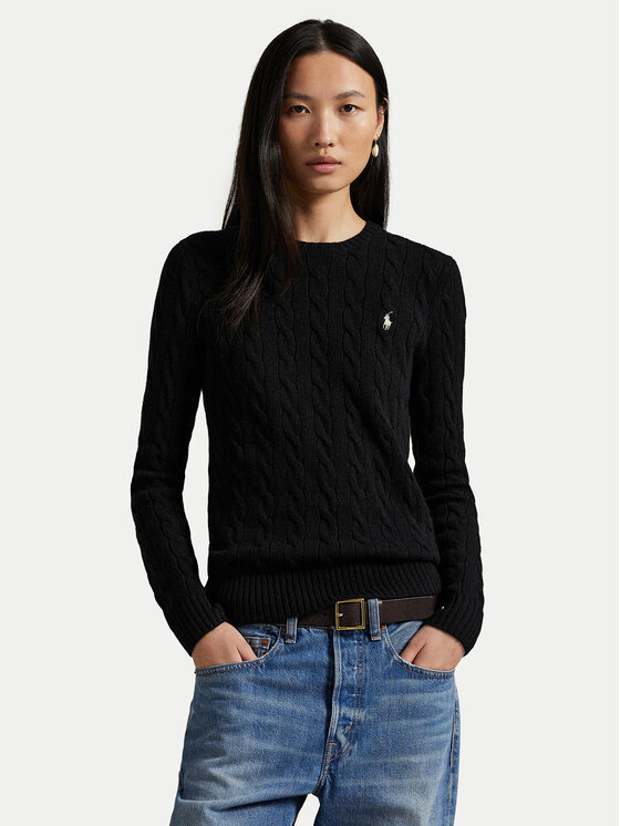 Polo Ralph Lauren Sweter 211971865005 Czarny Slim Fit