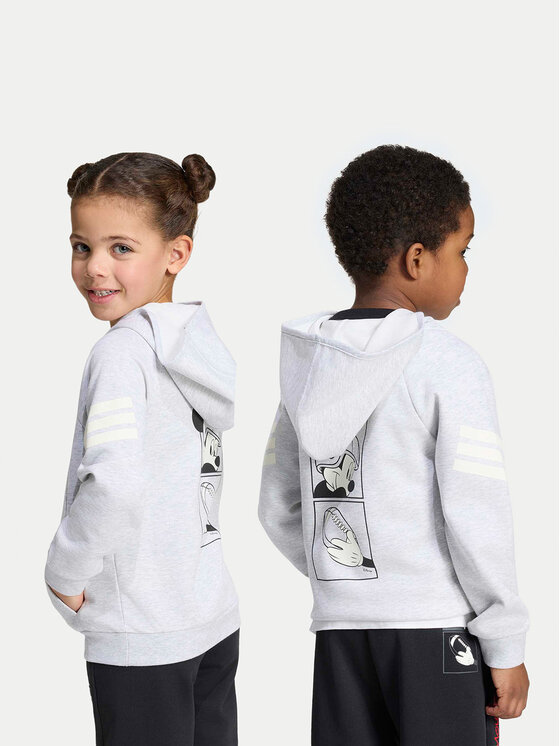 adidas Bluza Disney Mickey Mouse Sweatshirt KS3958 Szary Regular Fit