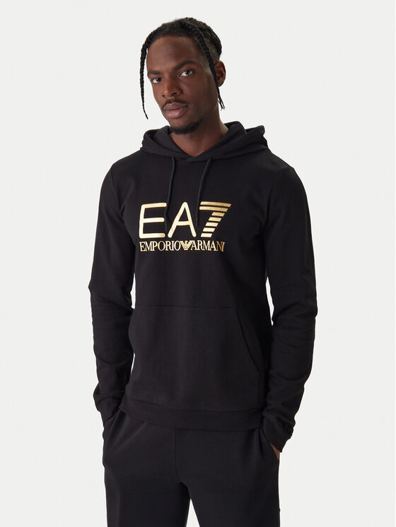 EA7 Emporio Armani Bluza 7M001413 AF22266 MC004 Czarny Regular Fit