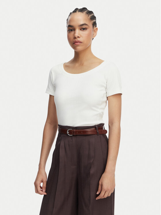 Weekend Max Mara Bluzka Multig 2615941122 Biały Regular Fit