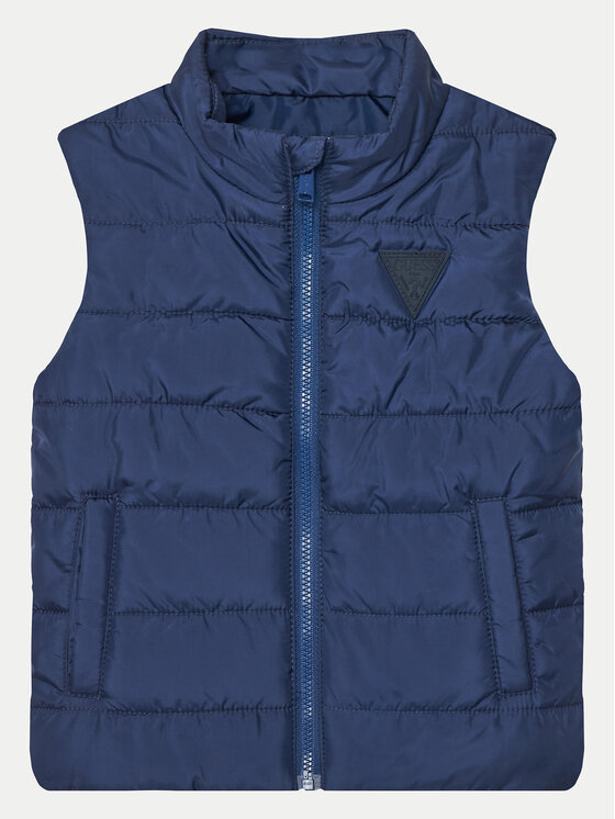 Guess Bezrękawnik H4YT01 WCFM0 Granatowy Regular Fit