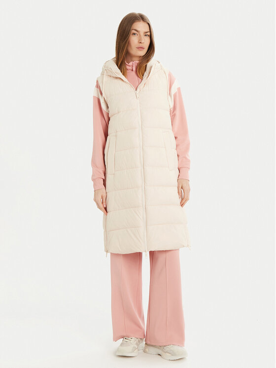 Guess Bezrękawnik V4RL01 WFYE2 Kremowy Regular Fit
