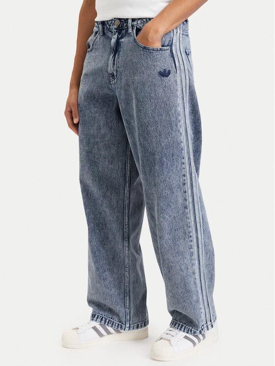adidas Jeansy Sst KQ8853 Niebieski Loose Fit