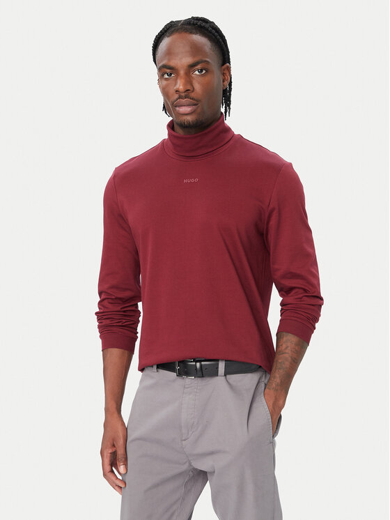 HUGO Golf 50547372 Bordowy Regular Fit