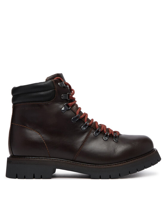 Tommy Hilfiger Trzewiki Elevated Outdoor Lth Wpm Boot FM0FM05995 Brązowy