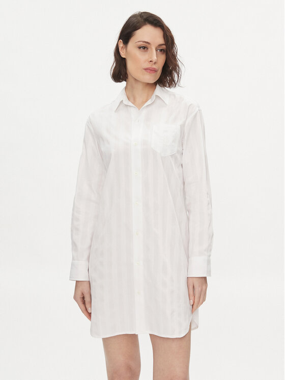 Lauren Ralph Lauren Koszula nocna ILN32305 Biały