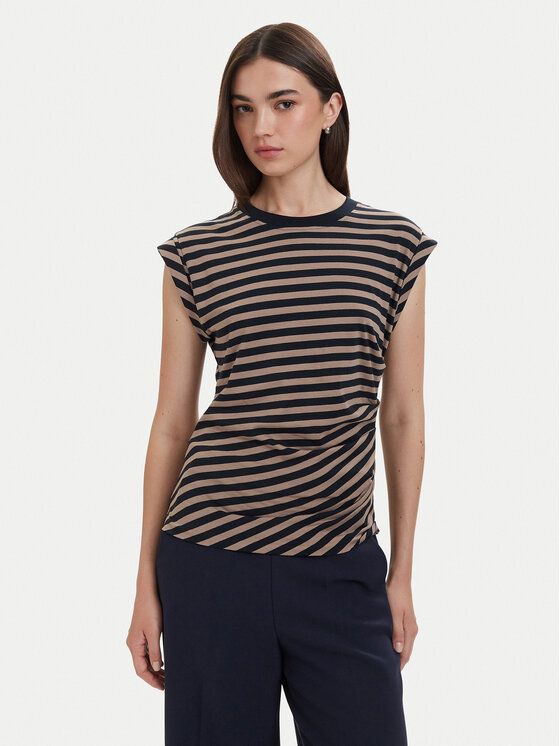 BOSS Bluzka Epka 50574979 Brązowy jasny Regular Fit