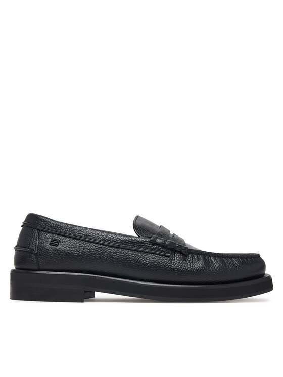 Tommy Hilfiger Mokasyny Premium Scotch Grain Loafer FM0FM06071 Czarny