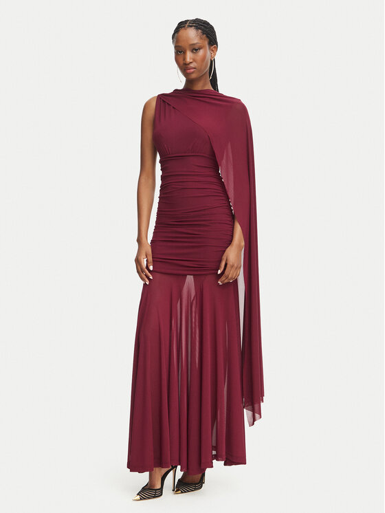 Bardot Sukienka wieczorowa Alverie 60452DB Bordowy Regular Fit