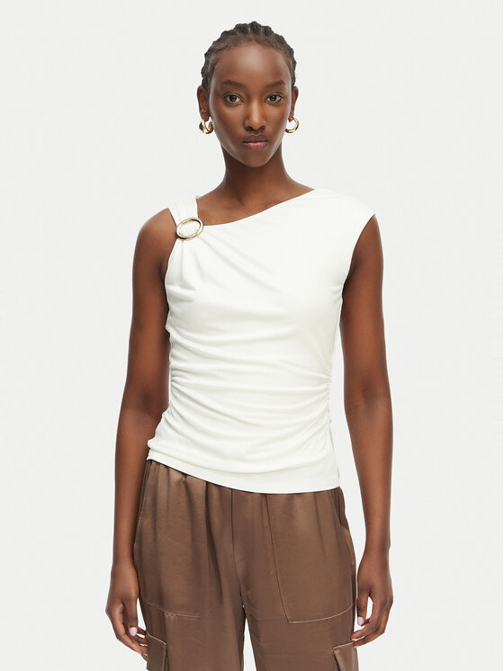 Marciano Guess Top G6GP02 K3068 Kremowy Slim Fit