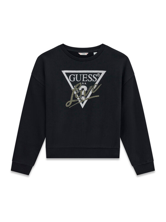 Guess Bluza J6BQ20 K8007 Czarny Regular Fit