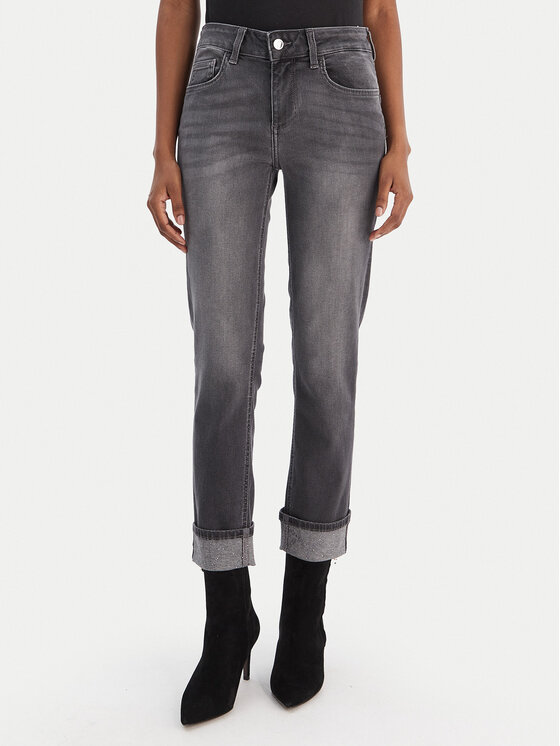 Liu Jo Jeansy UF5006 D4615 Szary Regular Fit