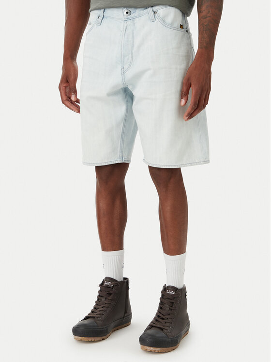 G-Star Raw Szorty jeansowe Dakota D24411-E352 Niebieski jasny Regular Fit