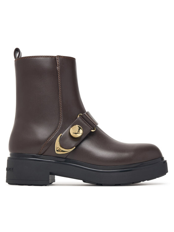 Armani Exchange Botki XW003093 AF18975 U6032 Brązowy ciemny