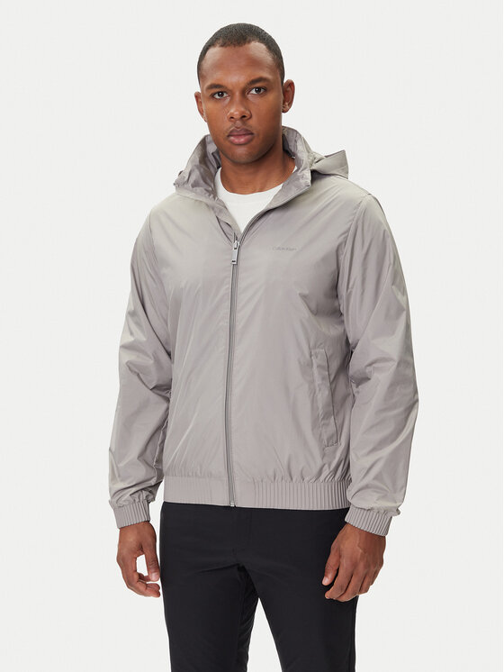 Calvin Klein Kurtka przejściowa LV04LC511G Beżowy Relaxed Fit