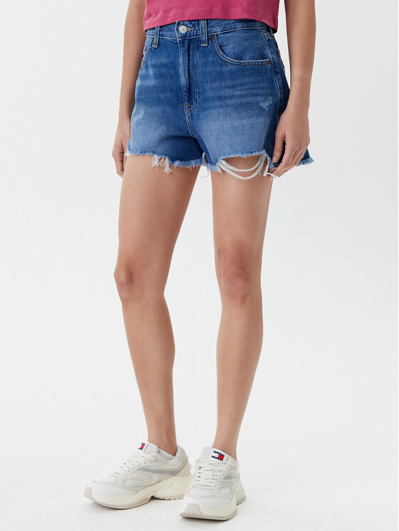 Tommy Jeans Szorty jeansowe DW0DW20096 Niebieski Regular Fit