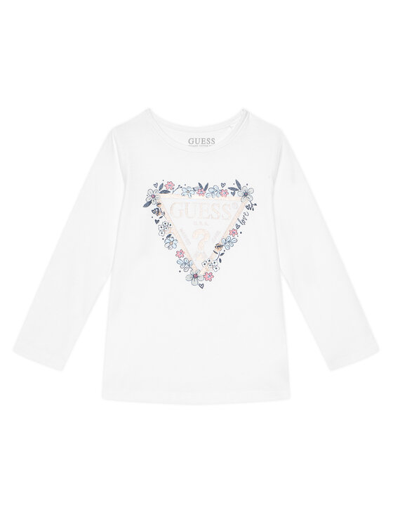 Guess Bluzka K5BI08 J1314 Biały Regular Fit