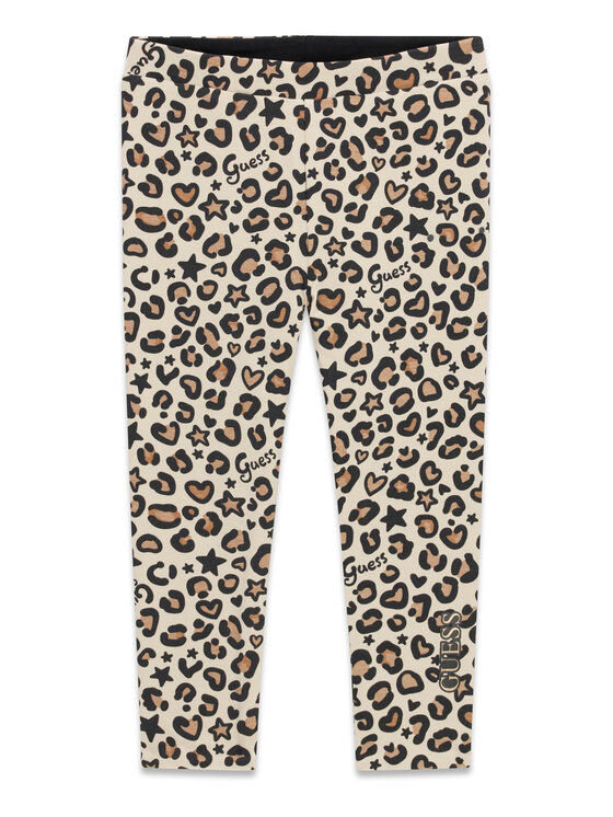 Guess Legginsy K6BB04 K5888 Beżowy Slim Fit