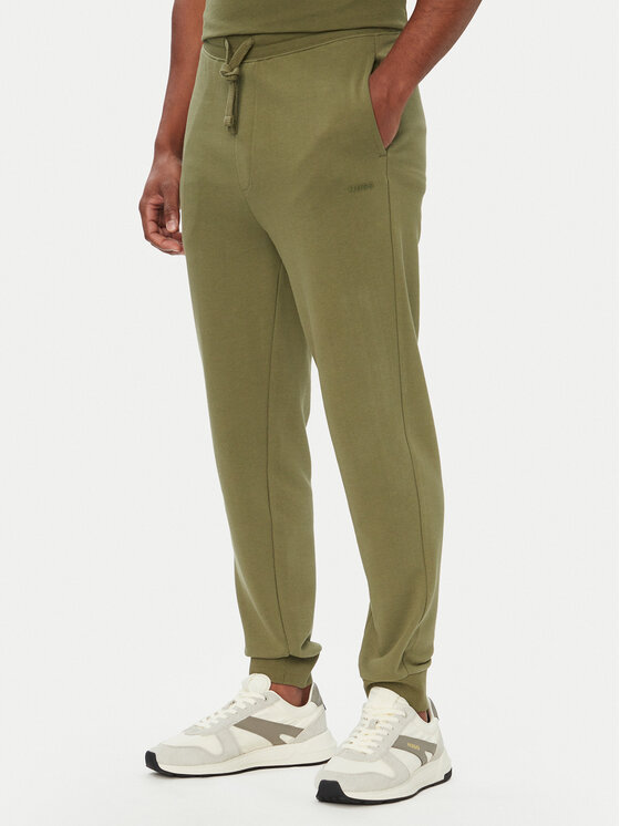 HUGO Spodnie dresowe Dayote232 50489617 Zielony Regular Fit