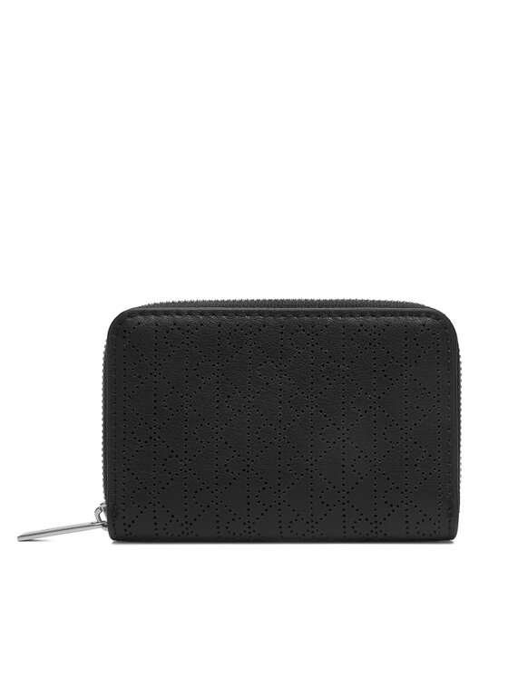 Calvin Klein Portfel Emblem Aop Perfor Sm Zip Around LV04F1152G Czarny