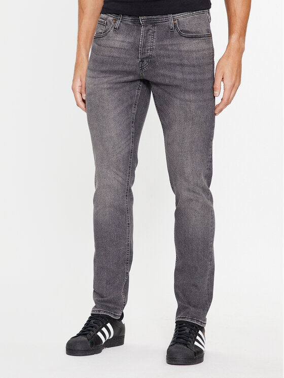 Jack & Jones Jeansy 12243599 Szary Slim Fit