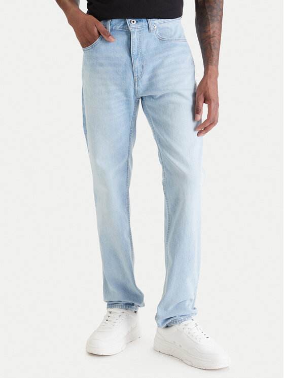 HUGO Jeansy Ash 50555954 Niebieski jasny Slim Fit