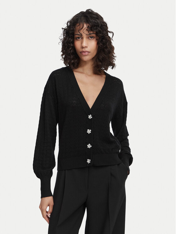 Guess Kardigan W6YR14 Z0955 Czarny Regular Fit
