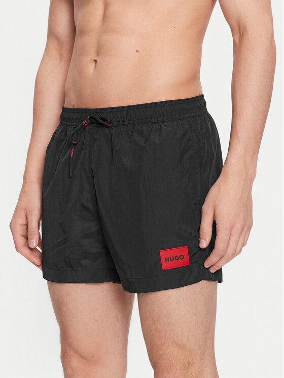 Hugo Szorty kąpielowe Dominica 50493450 Czarny Regular Fit