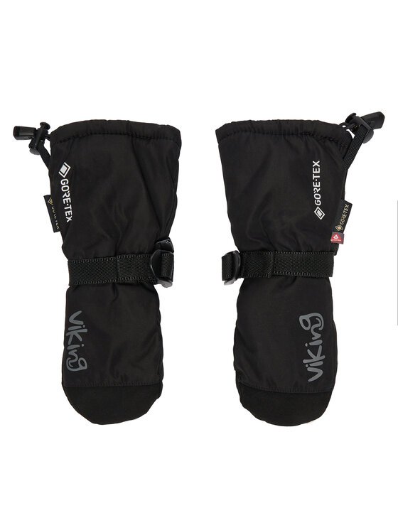 Viking Rękawice narciarskie Nomadic GTX Kids 165/23/9336/0900 Czarny