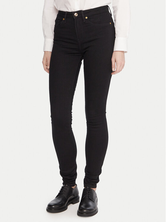 Tommy Hilfiger Jeansy WW0WW46720 Czarny Slim Fit