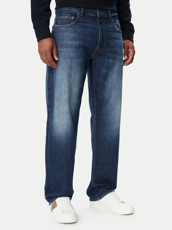 Guess Jeansy M6BA82 D2051 Niebieski Relaxed Fit
