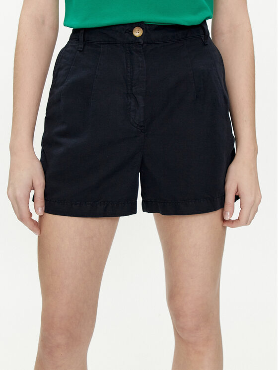 Tommy Hilfiger Szorty materiałowe WW0WW41603 Granatowy Relaxed Fit