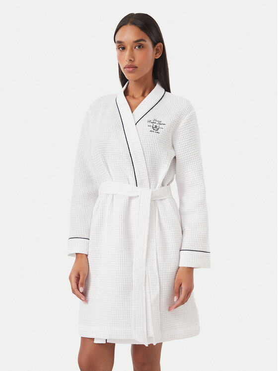 LAUREN RALPH LAUREN Szlafrok ILN42547 Biały