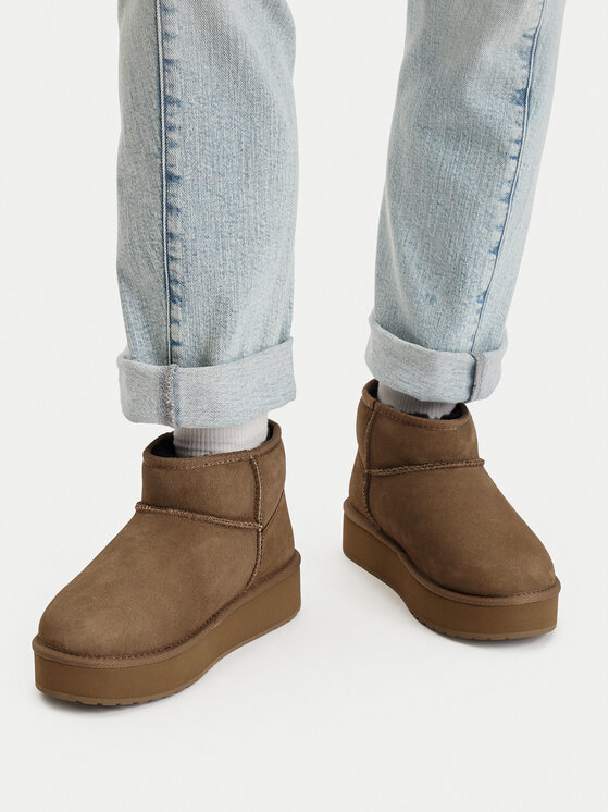 EMU Australia Śniegowce StingerMicroFlatform2.0 W13296 Brązowy