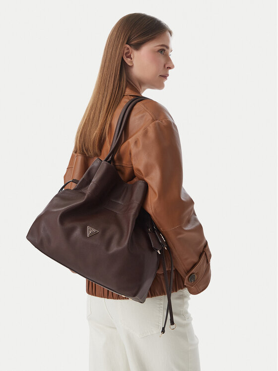 Guess Torebka Karima HWNG22 49230 Brązowy