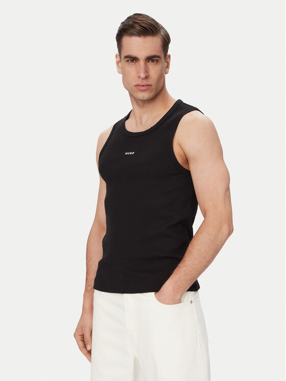 HUGO Tank top Dapota 50563744 Czarny Slim Fit