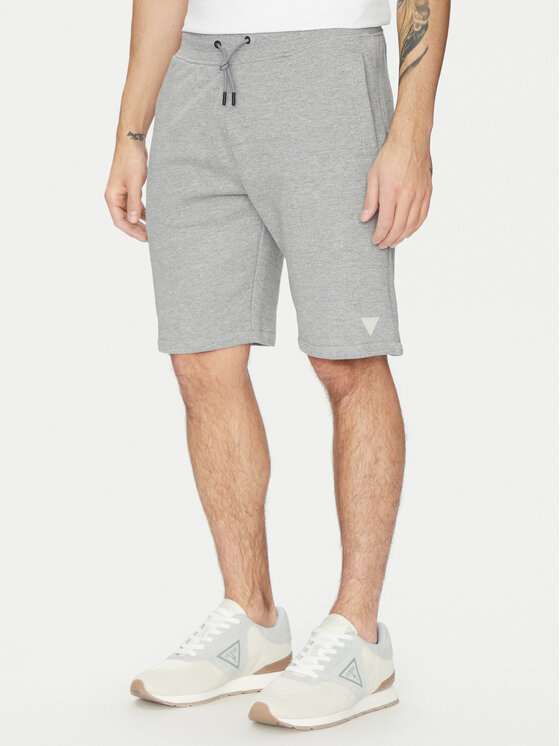 Guess Szorty sportowe Z2YD04 KAIJ1 Szary Regular Fit