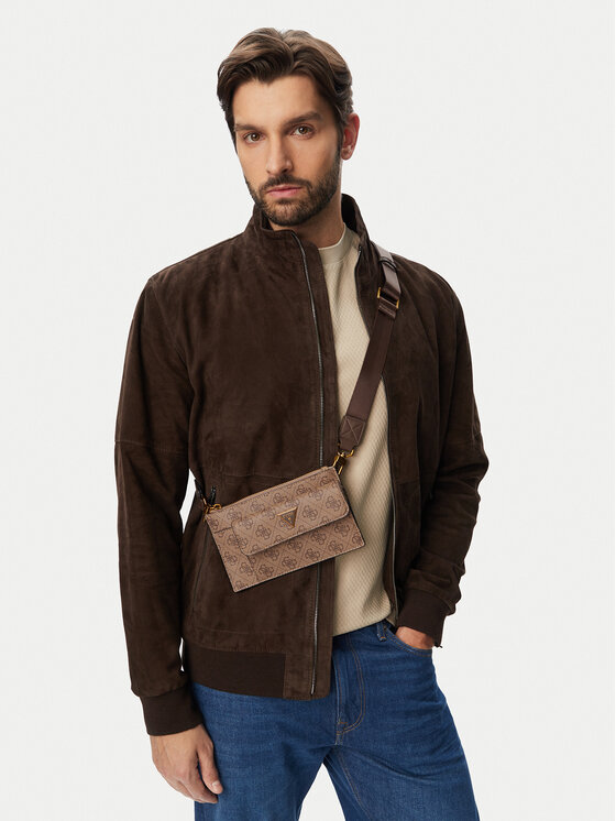 Guess Torebka HMMILO P6391 Brązowy jasny