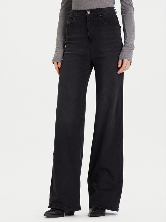 ViCOLO Jeansy DF5089 Szary Wide Leg
