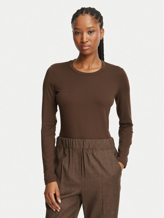 Weekend Max Mara Bluzka Multie 2625946032 Brązowy ciemny Regular Fit